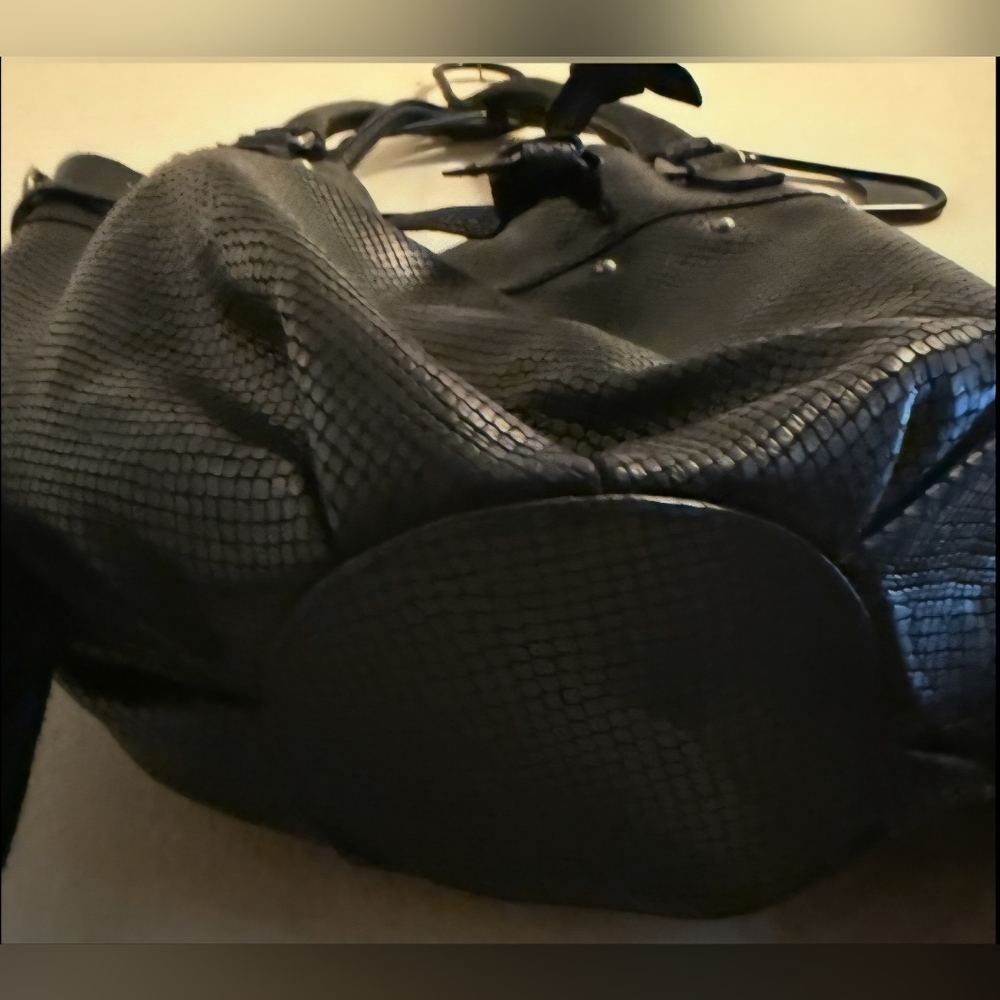 Harley-Davidson Black Tote Bag with Fringe - Picture 3 of 8